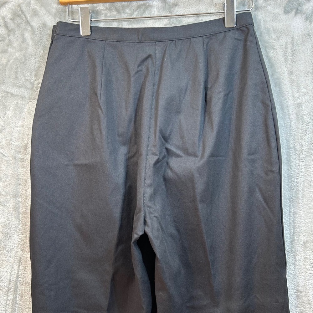 Liz Claiborne Liz Sport High Rise Black Trousers‎ Size 8 NWT Vintage 90s Stretch - Picture 6 of 14